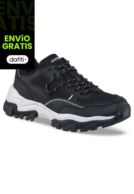Tenis Urbanos Ztam Negro Croydon Para Mujer
