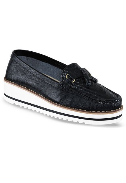Mocasines Lupyta Negro Para Mujer Croydon