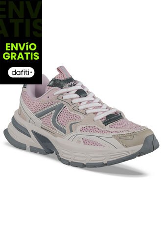 Tenis Urbanos Guxet Rosa-Gris Croydon Para Mujer Croydon