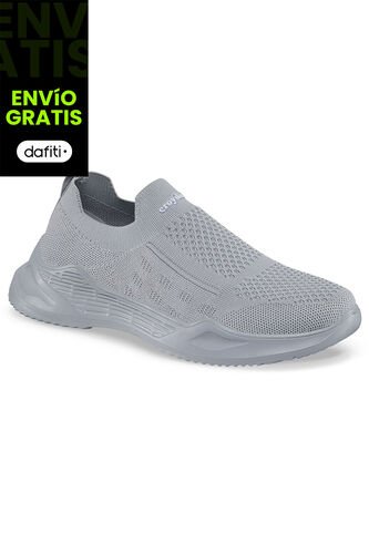 Tenis Running Loccer Gris Para Hombre Croydon Croydon