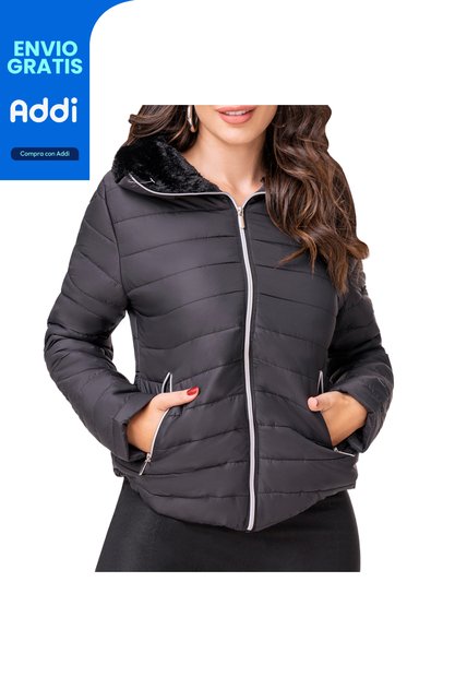 Chaqueta Lorena Negro Para Mujer Croydon