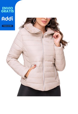 Chaqueta Lorena Beige Para Mujer Croydon Croydon