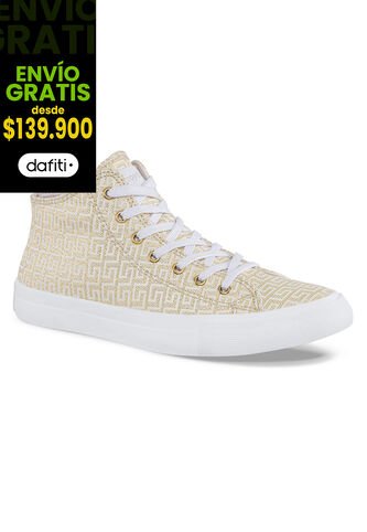 Botines Ania Alto Oro Para Mujer Croydon Croydon