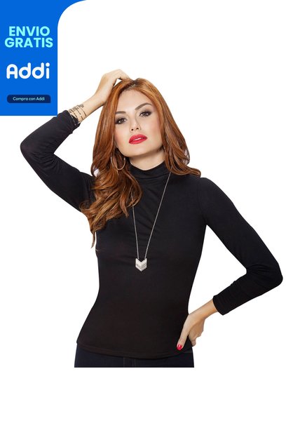 Blusa Iron Negro Para Mujer Croydon