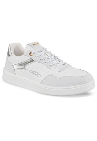 Tenis Urbanos Luccya Blanco-Plata Croydon Para Mujer Croydon