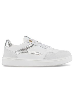 Tenis Urbanos Luccya Blanco-Plata Croydon Para Mujer