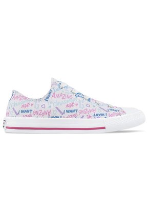 Tenis Casuales Charming Bajo Blanco Croydon Para Niña