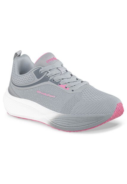 Tenis Running Felin Gris Croydon Para Mujer