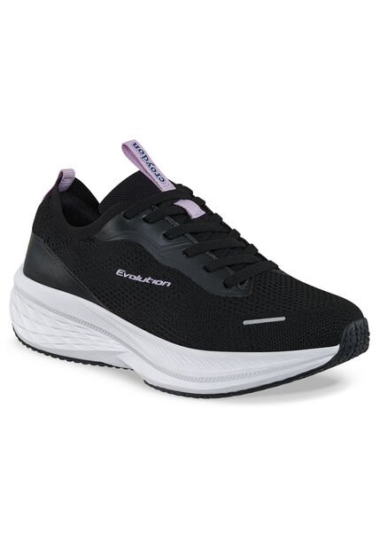 Tenis Running Vole Negro Croydon Para Mujer