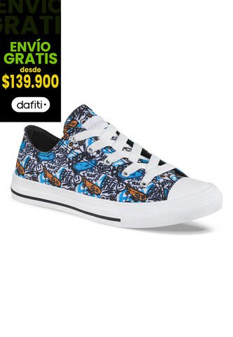 Tenis Krabs Bajo Azul Para Niño Croydon Croydon