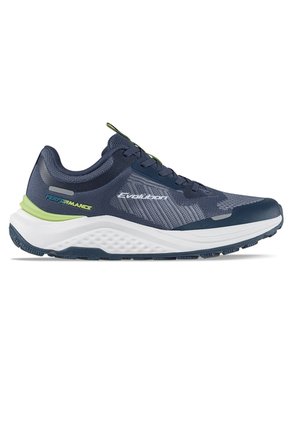 Tenis Trail Running Krib Azul Osc Croydon Para Hombre