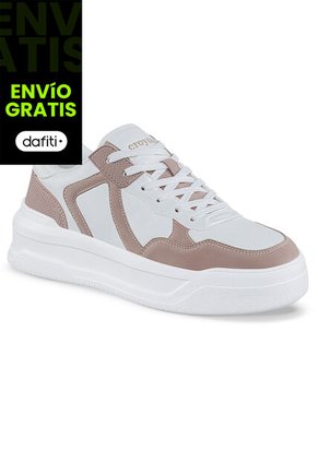 Tenis Casuales Danz Blanco-Rosa Croydon Para Mujer