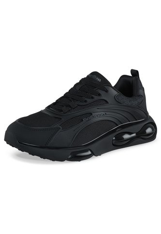 Tenis Running Bazef Negro-Negro Croydon Para Hombre Croydon
