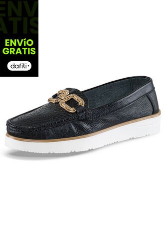 Mocasines Yuridia Negro Croydon Para Mujer Croydon