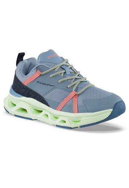Tenis Running Manrol Azul Croydon Para Niña