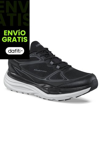 Tenis Running Meman Negro Croydon Para Hombre Croydon