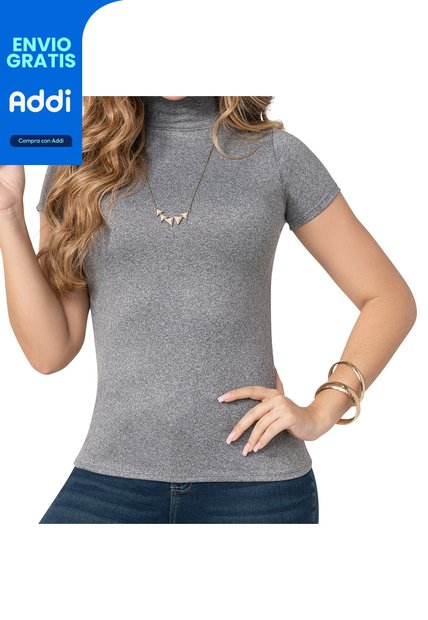 Blusa Clio Gris Para Mujer Croydon