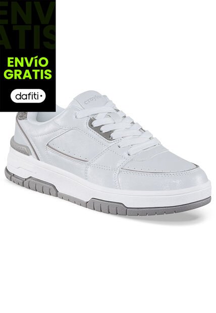 Tenis Casuales Nugov Blanco Croydon Para Mujer