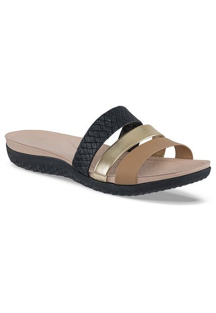 Sandalias Devora Negro-Oro Para Mujer Croydon