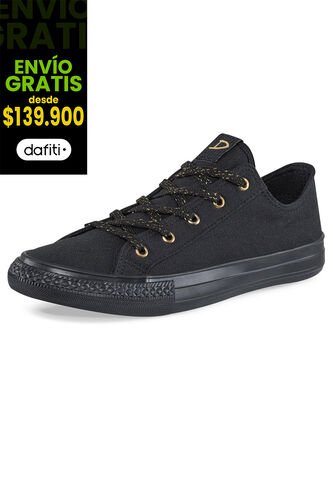 Zapatos School Cake Negro-Negro Para Mujer Croydon Croydon