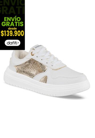 Tenis Elaila Blanco Para Mujer Croydon Croydon