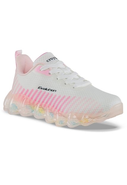 Tenis Running Sillux Rosa Croydon Para Niña