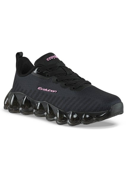 Tenis Running Sillux Negro-Negro Croydon Para Niña