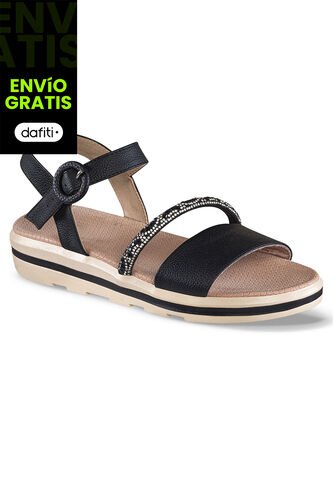 Sandalias Tacón Inna Negro Croydon Para Mujer Croydon