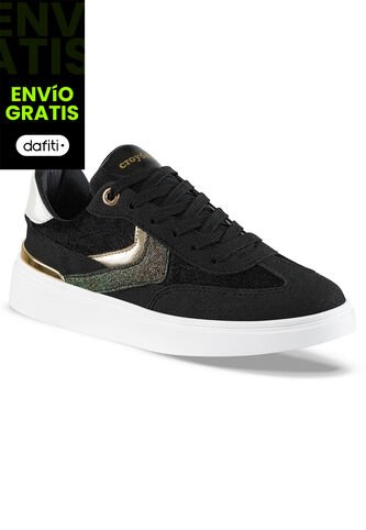 Tenis Urbanos Billie Negro Croydon Para Mujer Croydon