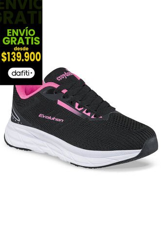 Tenis Running Rofer Negro Para Niña Croydon Croydon