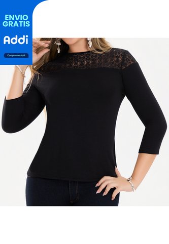 Blusa Adry Negro Croydon Para Mujer Croydon