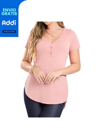 Blusa Anggy Palo Rosa Croydon Para Mujer Croydon