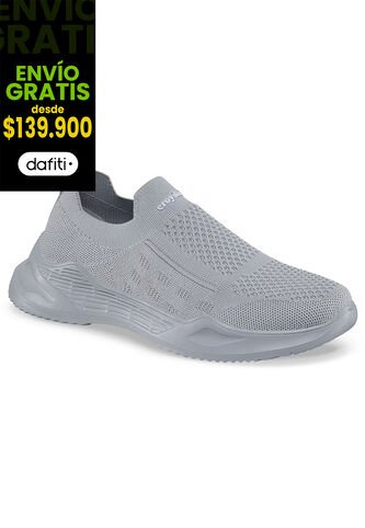 Tenis Running Loccer Gris Para Hombre Croydon Croydon