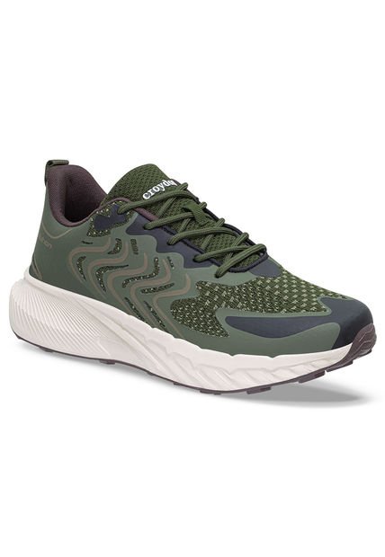 Tenis Running Krox Verde Osc Para Hombre Croydon