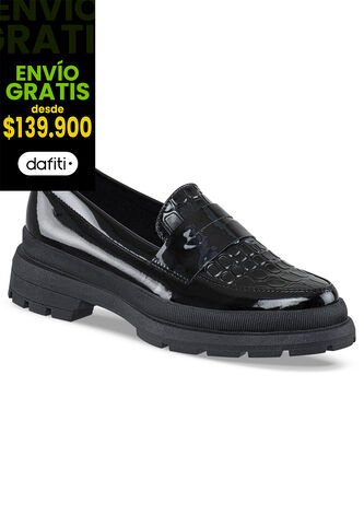 Mocasines Merlina Negro Para Mujer Croydon Croydon