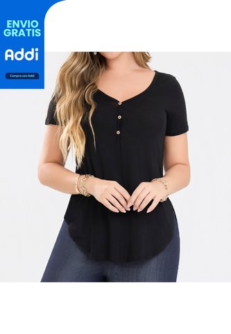 Blusa Anggy Negro Croydon Para Mujer Croydon