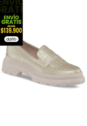 Mocasines Merlina Oro Para Mujer Croydon Croydon
