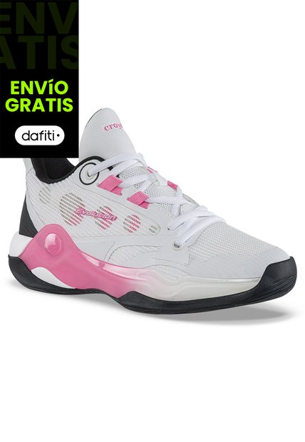 Tenis Basketball Tadin Blanco Croydon Para Mujer