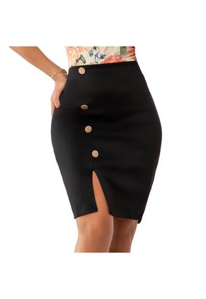 Falda Elvy Negro Para Mujer Croydon