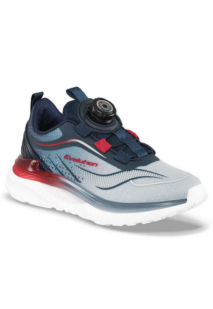 Tenis Running Virdox Azul-Rojo Para Niño Croydon