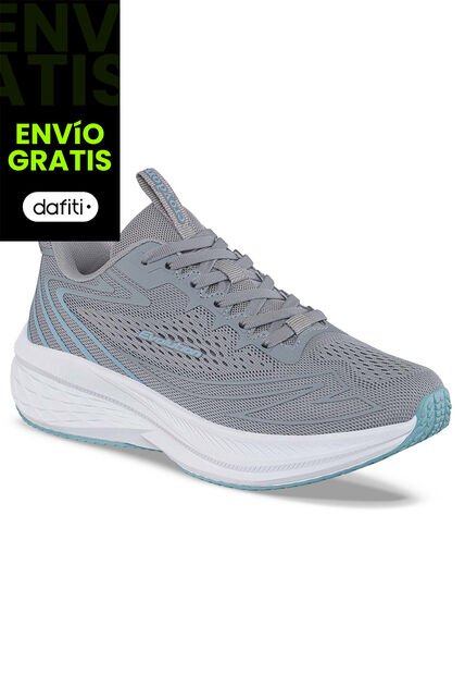 Tenis Running Segali Gris Croydon Para Mujer
