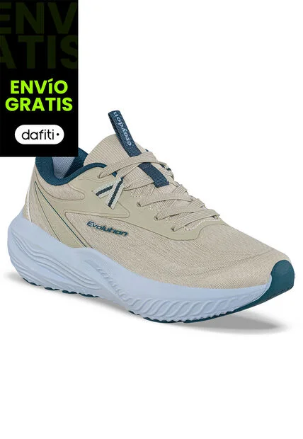 Tenis Running Vacod Beige Croydon Para Mujer