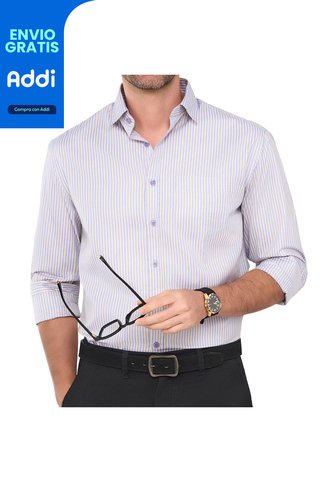 Camisa Dante Ml Amarillo Croydon Para Hombre Croydon