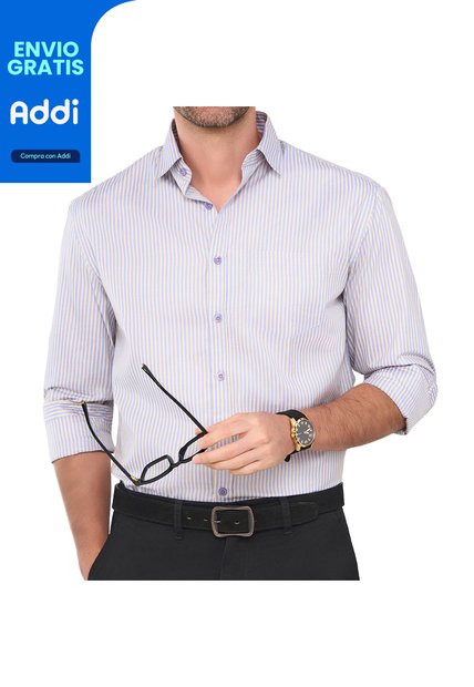 Camisa Dante Ml Amarillo Croydon Para Hombre