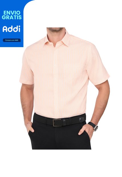 Camisa Paul Mc Naranja Croydon Para Hombre