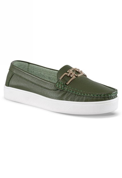 Mocasines Milly Verde Croydon Para Mujer