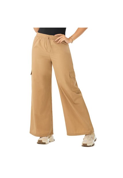 Pantalón Aitana Camel Para Mujer Croydon