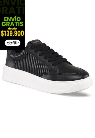 Tenis Kerly Negro Para Mujer Croydon Croydon