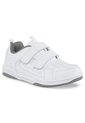 Tenis Colegio Leine V Blanco-Gris Para Niño Y Niña Croydon de Croydon