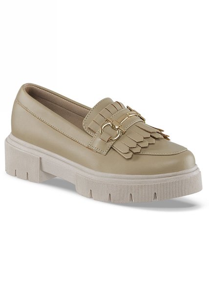 Mocasines Florist Beige Croydon Para Mujer